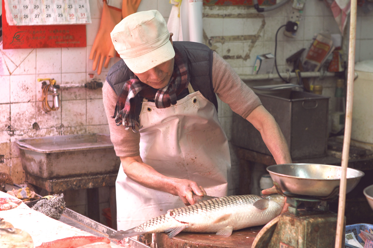 Foto von Fischmarkt in Mong Kok
